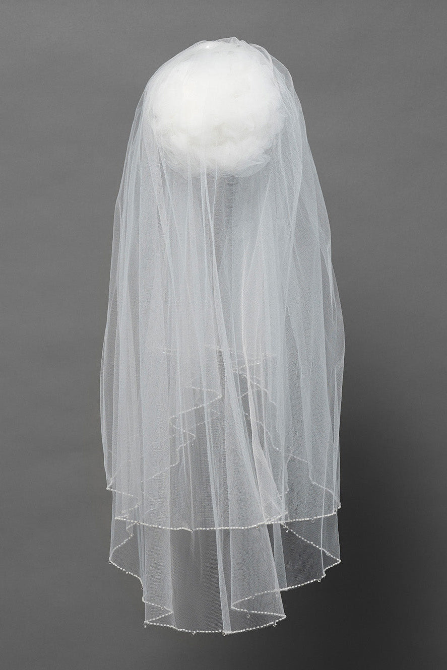 Schleier mit Strass lang, 210 cm – Las Perlitas Zürich – Ansicht 3