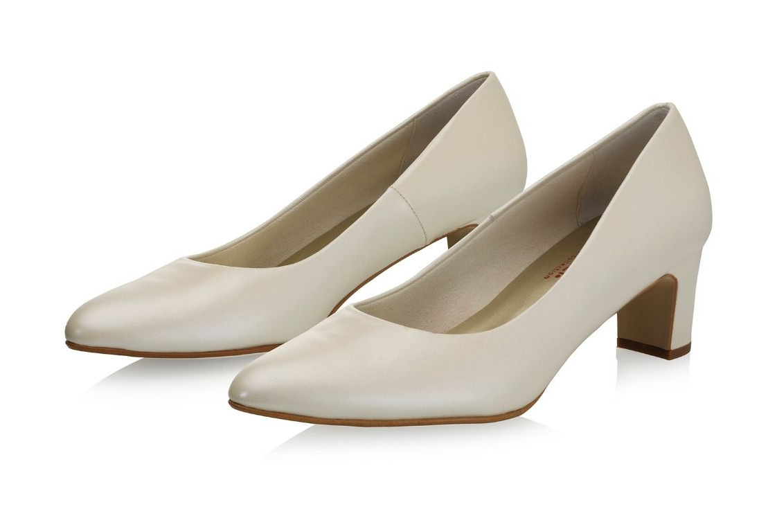 Leder-Pumps Anya – Ivory – Salma & Noeli – Las Perlitas Zürich
