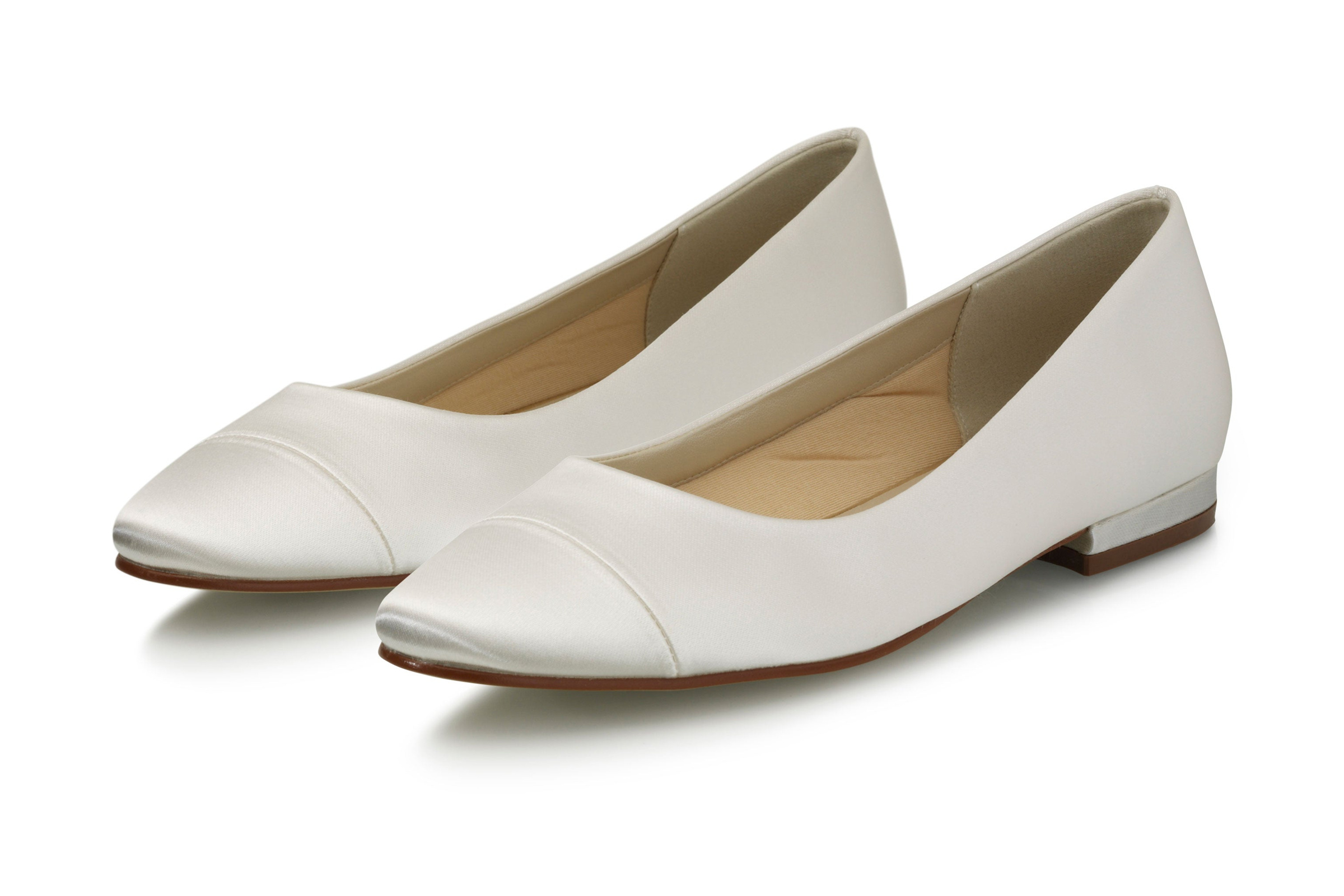 Satin-Ballerina Bess – Ivory – Salma & Noeli – Las Perlitas Zürich