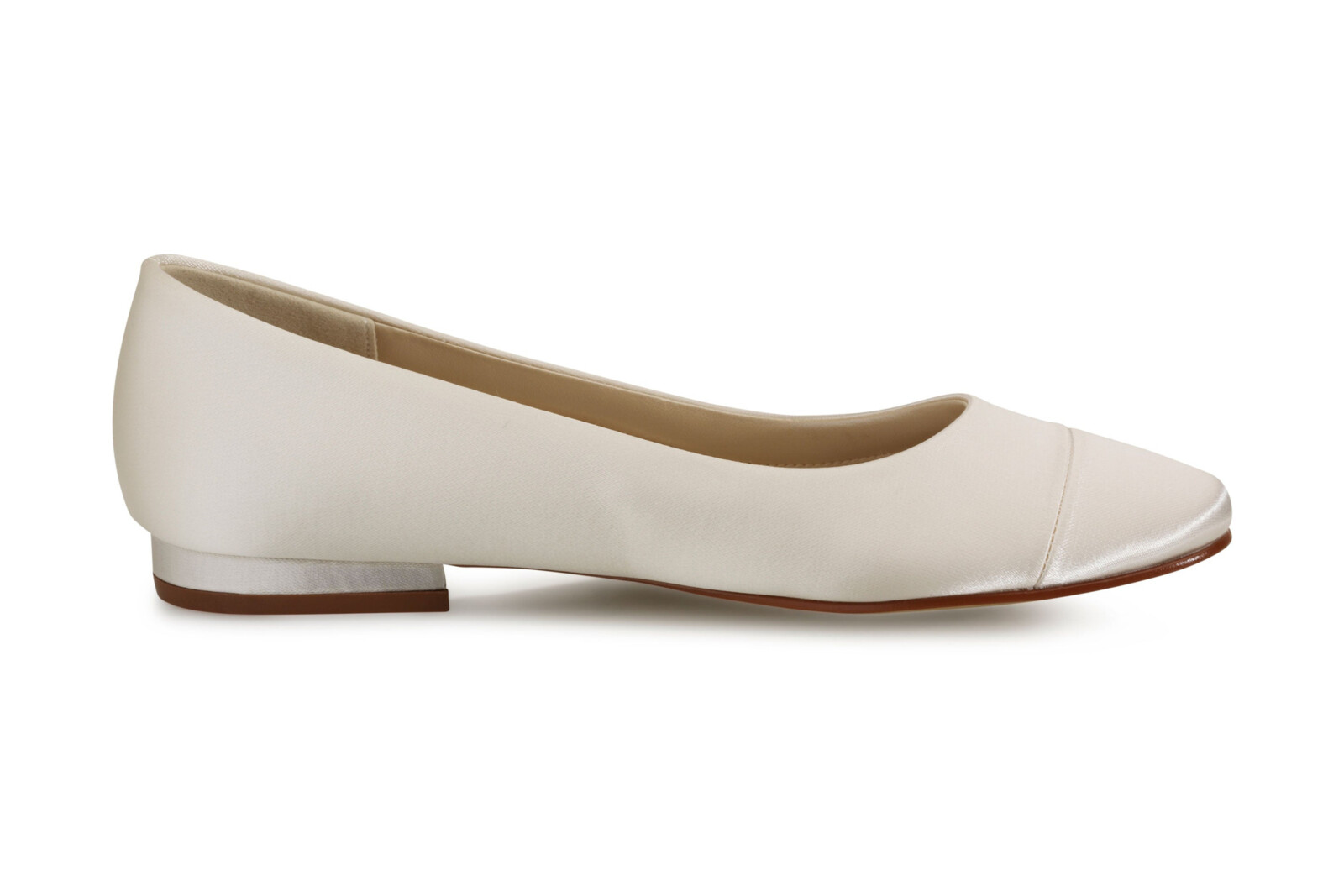 brautschuhe-bess-zuerich-03 Satin-Ballerina Bess – Ivory – Salma & Noeli – Las Perlitas Zürich – Ansicht 3