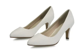 Glitter-Pumps Brooke – Ivory – Salma & Noeli – Las Perlitas Zürich