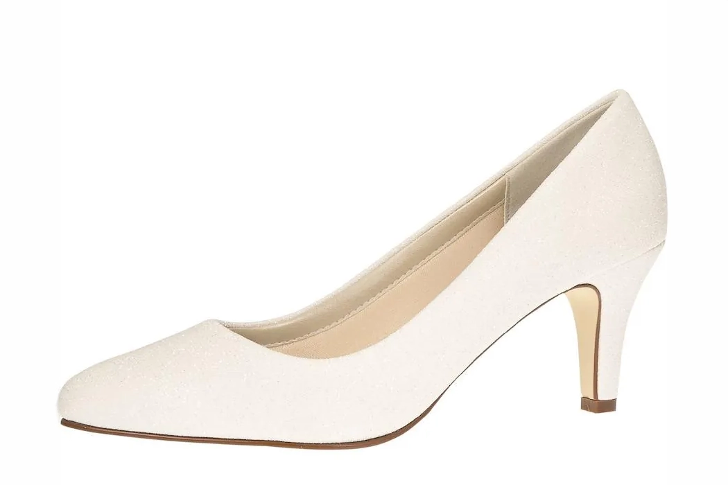 Glitter-Pumps Brooke – Ivory – Salma & Noeli – Las Perlitas Zürich – Ansicht 3