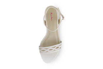 Glitter-Sandalette Faye – Ivory – Salma & Noeli – Las Perlitas Zürich – Ansicht 6