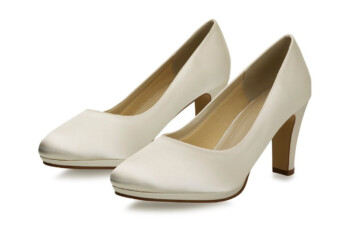 Satin-Pumps Grace – Ivory – Salma & Noeli – Las Perlitas Zürich