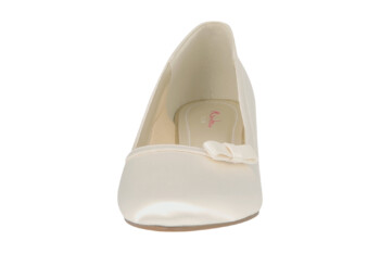 brautschuhe-josephine-zuerich-04 Satin-Pumps Josephine – Ivory – Salma & Noeli – Las Perlitas Zürich – Ansicht 4