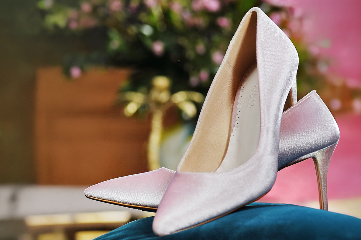 Samt-Pumps Katya – Rosa – Salma & Noeli – Las Perlitas Zürich