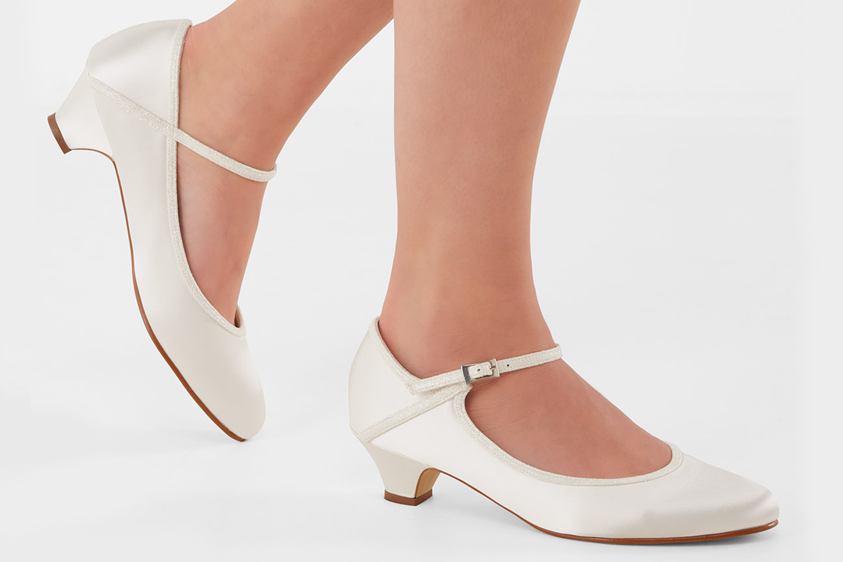 Satin-Slingpumps Marsha – Ivory – Salma & Noeli – Las Perlitas Zürich – Ansicht 4