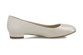 Leder-Ballerina Mirella – Ivory – Salma & Noeli – Las Perlitas Zürich – Ansicht 3