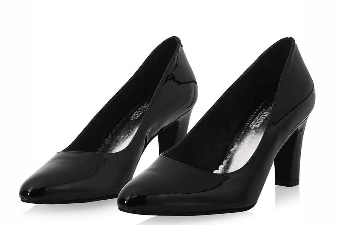 Lack-Pumps Octavia – Schwarz – Salma & Noeli – Las Perlitas Zürich