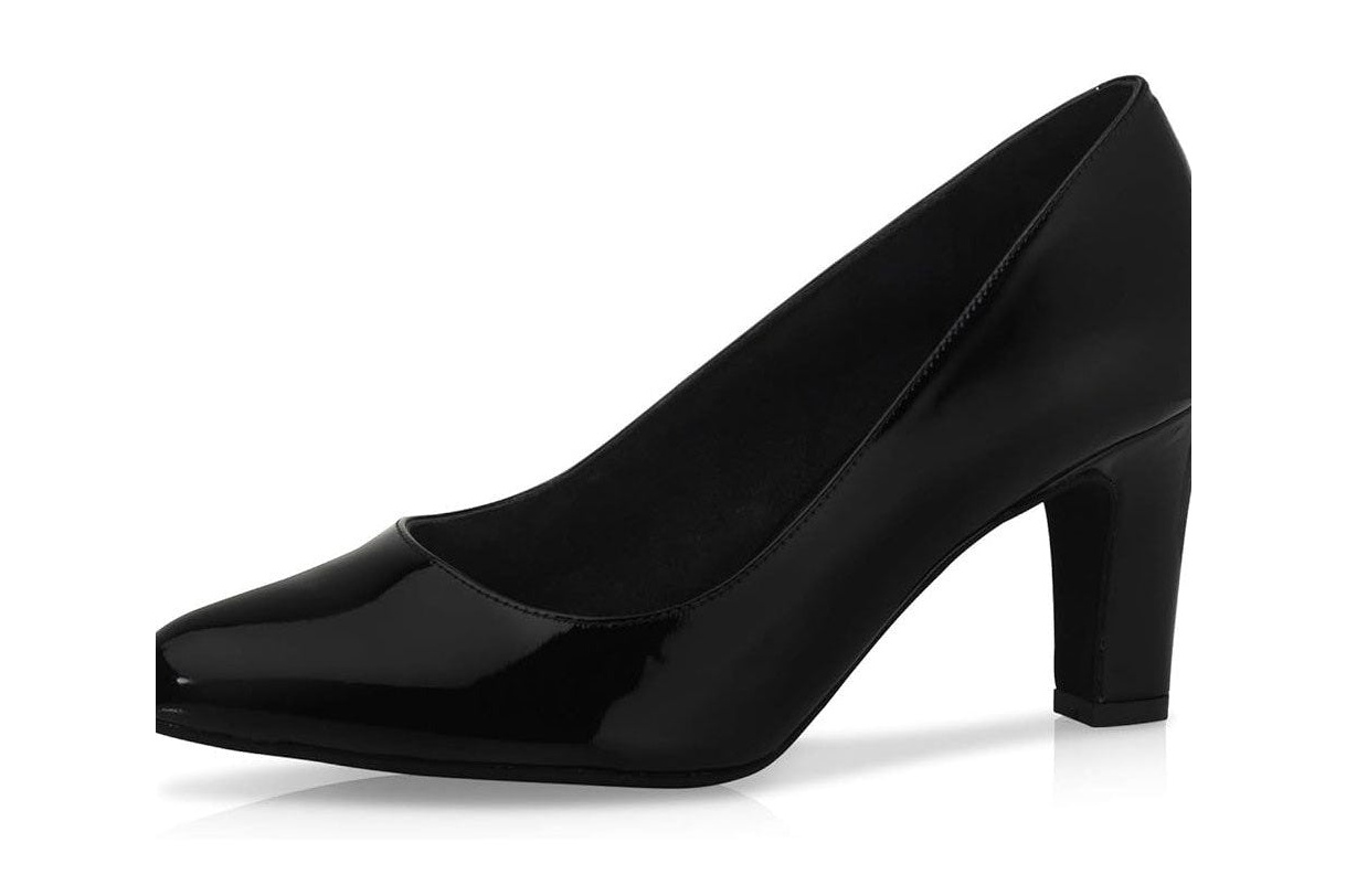 brautschuhe-octavia-schwarz-zuerich-02 Lack-Pumps Octavia – Schwarz – Salma & Noeli – Las Perlitas Zürich – Ansicht 2