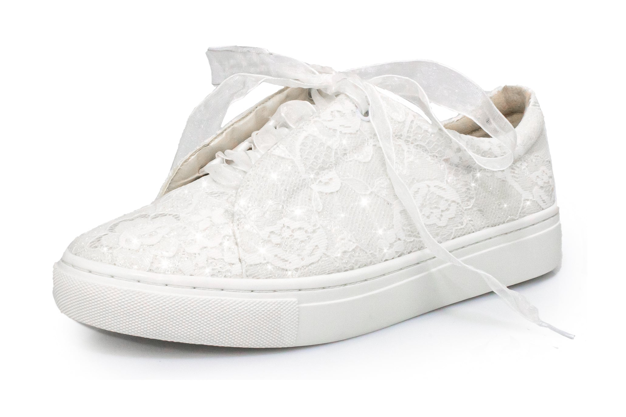 Spitze-Brautsneaker Riga – Ivory – Salma & Noeli – Las Perlitas Zürich