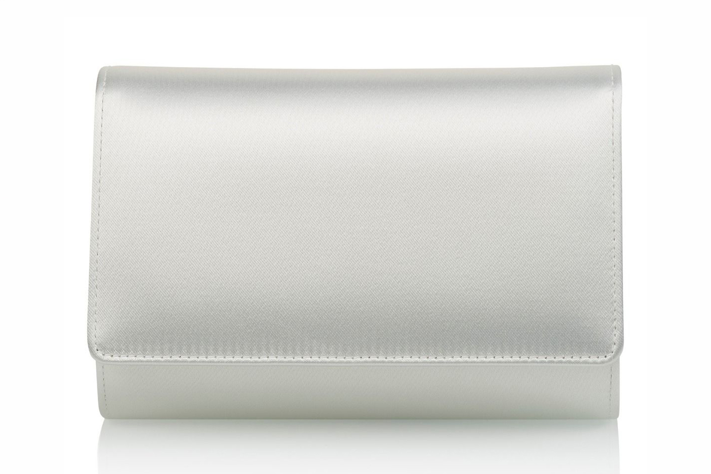Brauttasche Dafina aus Satin, einfärbbar – Las Perlitas Zürich
