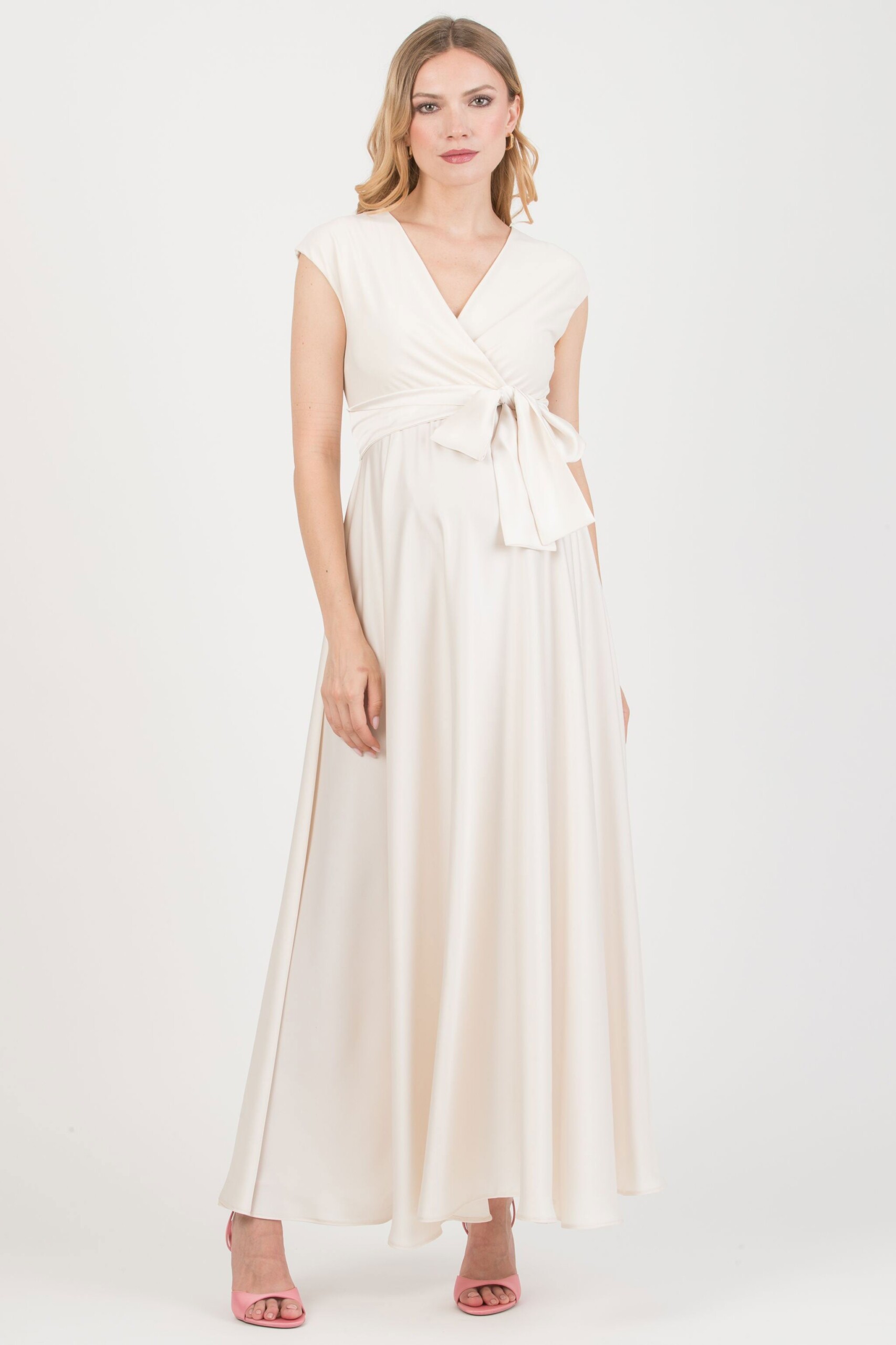 Still-/Umstandskleid Lucrezia – Creme – Las Perlitas Zürich