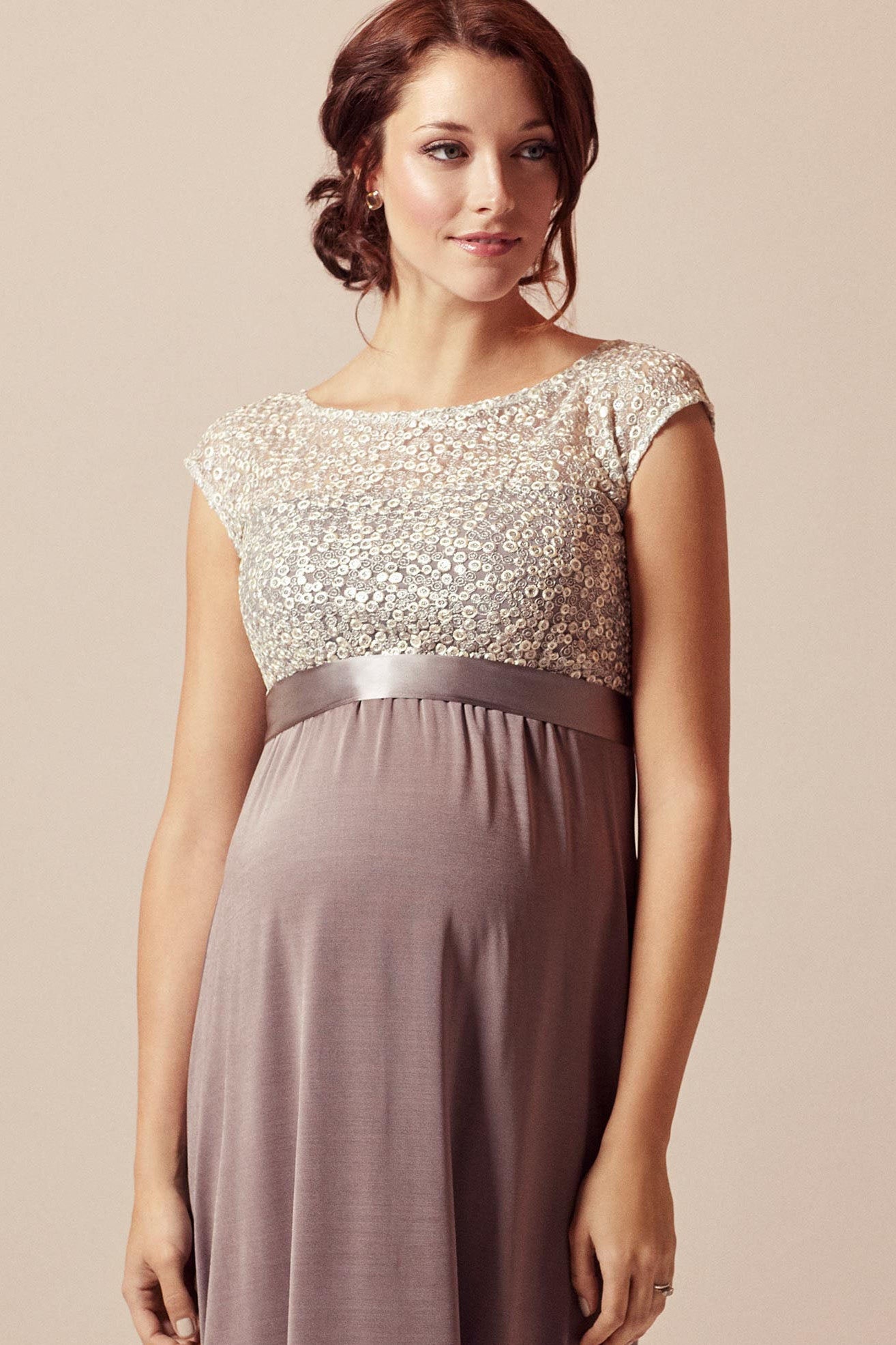 Umstandskleid Mia kurz – Nude – Las Perlitas Zürich – Ansicht 2