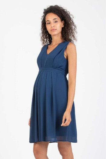 festkleid-umstand-sabrina-dunkelblau-zuerich-01 Still-/Umstandskleid Sabrina – Dunkelblau – Las Perlitas Zürich