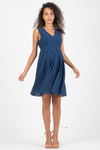 festkleid-umstand-sabrina-dunkelblau-zuerich-02 Still-/Umstandskleid Sabrina – Dunkelblau – Las Perlitas Zürich – Ansicht 2