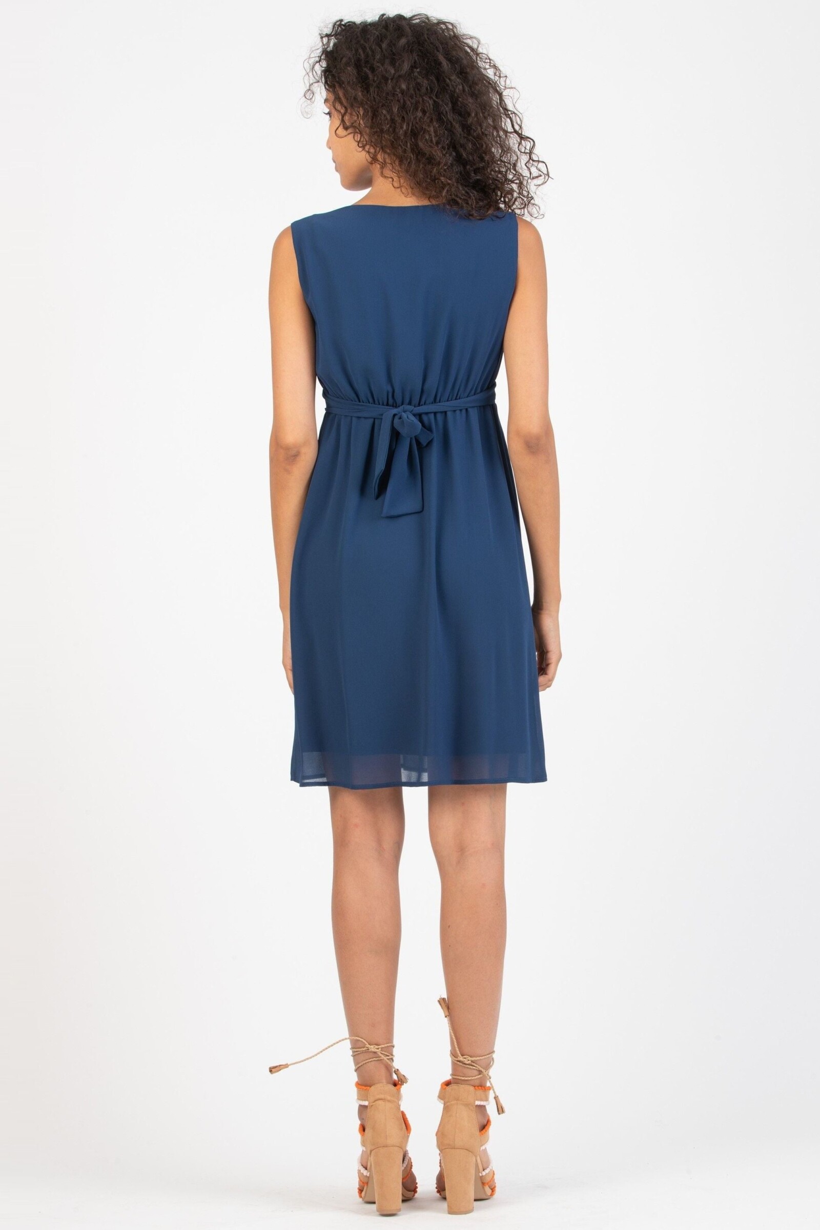 festkleid-umstand-sabrina-dunkelblau-zuerich-04 Still-/Umstandskleid Sabrina – Dunkelblau – Las Perlitas Zürich – Ansicht 4