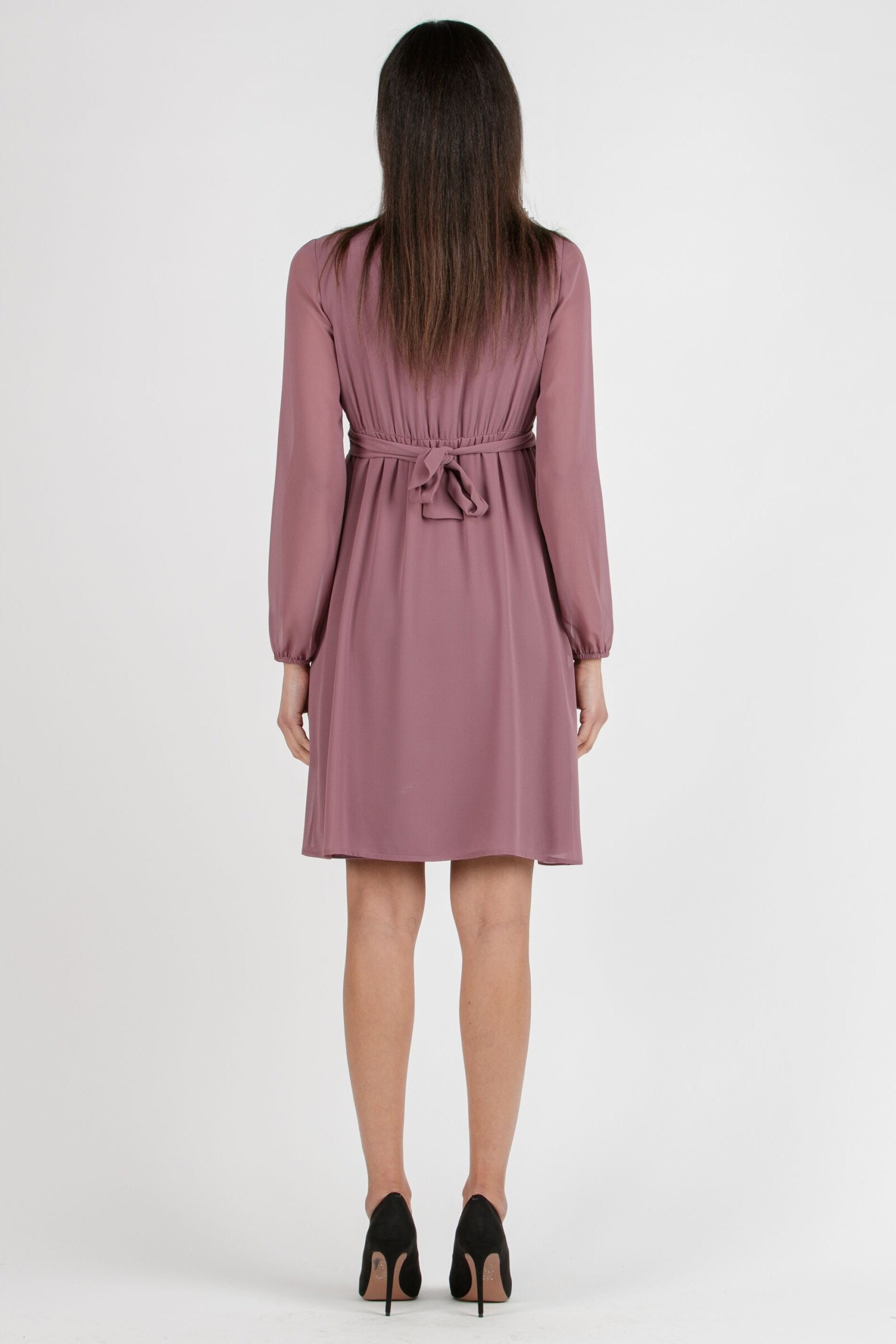 festkleid-umstand-sara-rosa-zuerich-02 Still-/Umstandskleid Sara – Rose – Las Perlitas Zürich – Ansicht 2