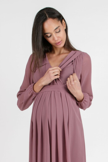 festkleid-umstand-sara-rosa-zuerich-03 Still-/Umstandskleid Sara – Rose – Las Perlitas Zürich – Ansicht 3