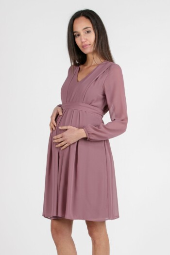 festkleid-umstand-sara-rosa-zuerich-05 Still-/Umstandskleid Sara – Rose – Las Perlitas Zürich – Ansicht 5