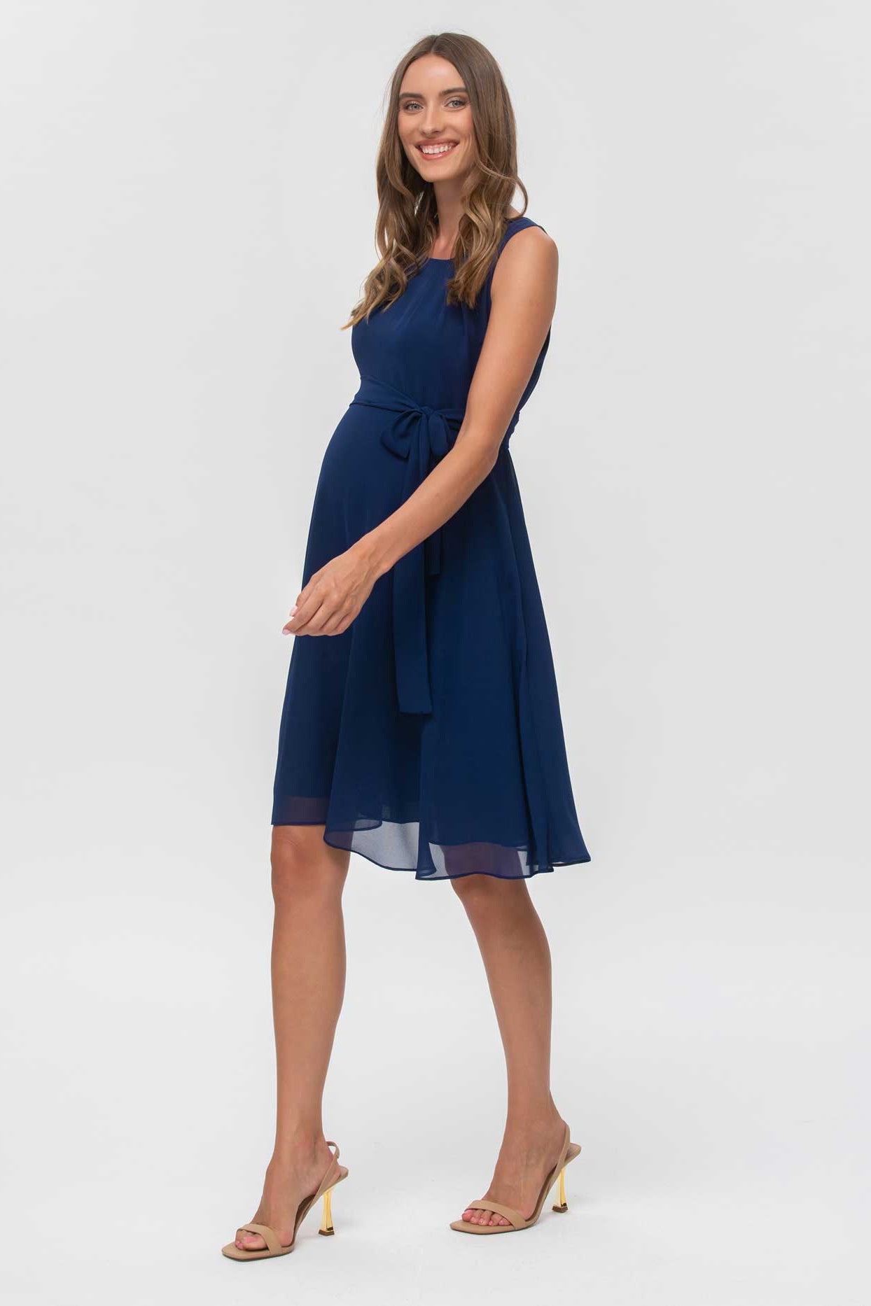 festkleid-umstand-tamigi-dunkelblau-zuerich-02 Umstandskleid Tamigi – Dunkelblau – Las Perlitas Zürich – Ansicht 2