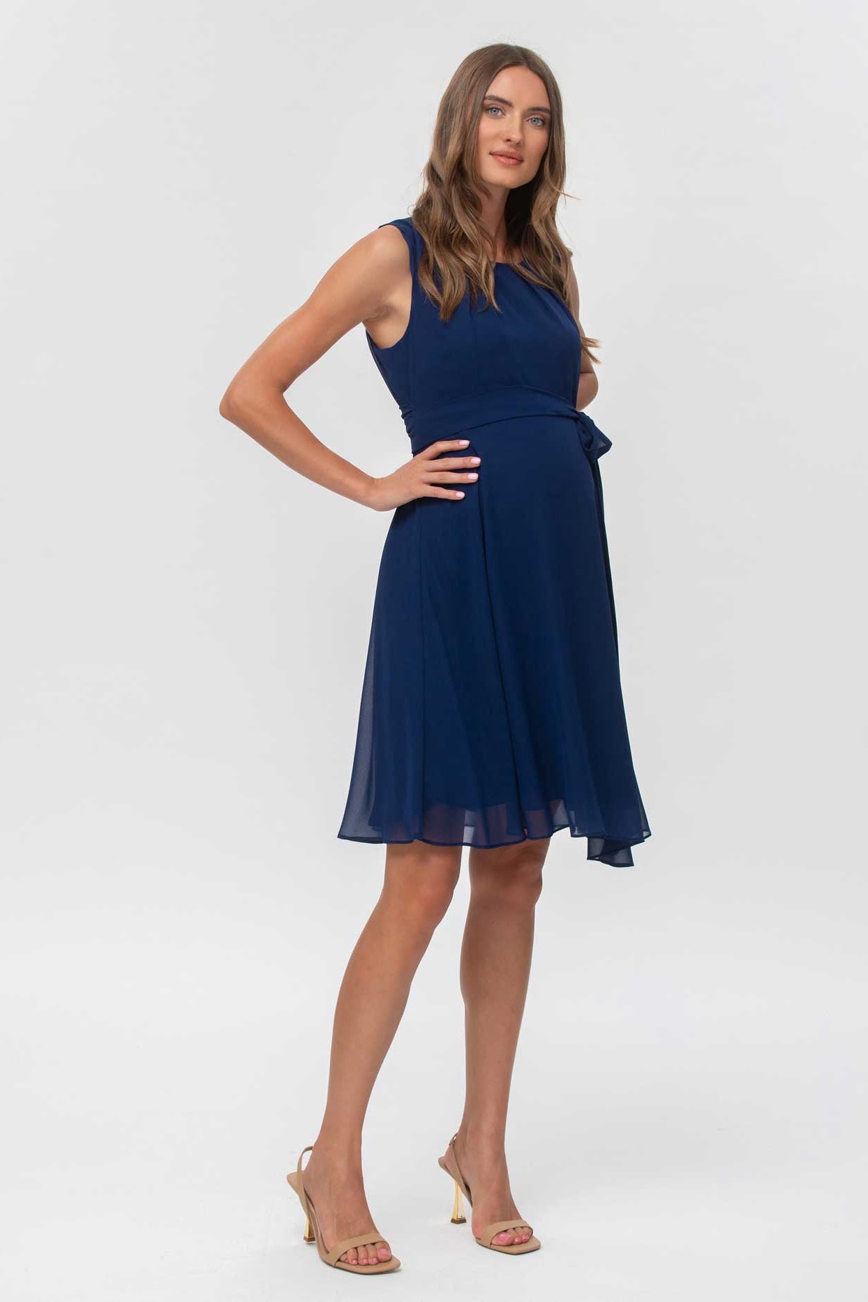 festkleid-umstand-tamigi-dunkelblau-zuerich-05 Umstandskleid Tamigi – Dunkelblau – Las Perlitas Zürich – Ansicht 5