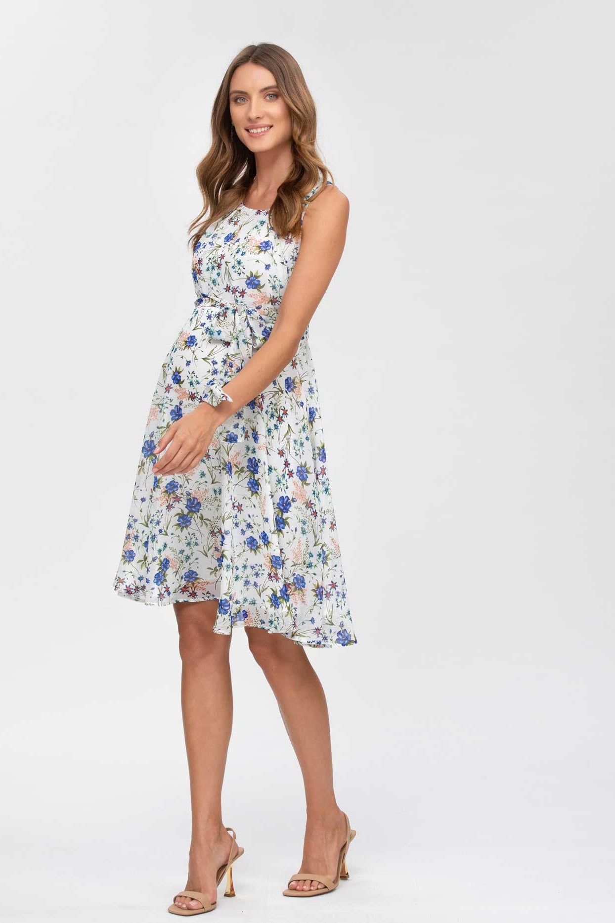 festkleid-umstand-tamigi-wildblumen-zuerich-02 Umstandskleid Tamigi – Blumenmuster – Las Perlitas Zürich – Ansicht 2