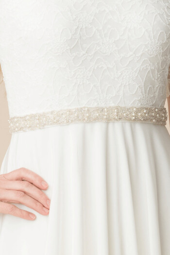 Perlengürtel Libra Seidenband kurz – Las Perlitas Atelier – Las Perlitas Zürich