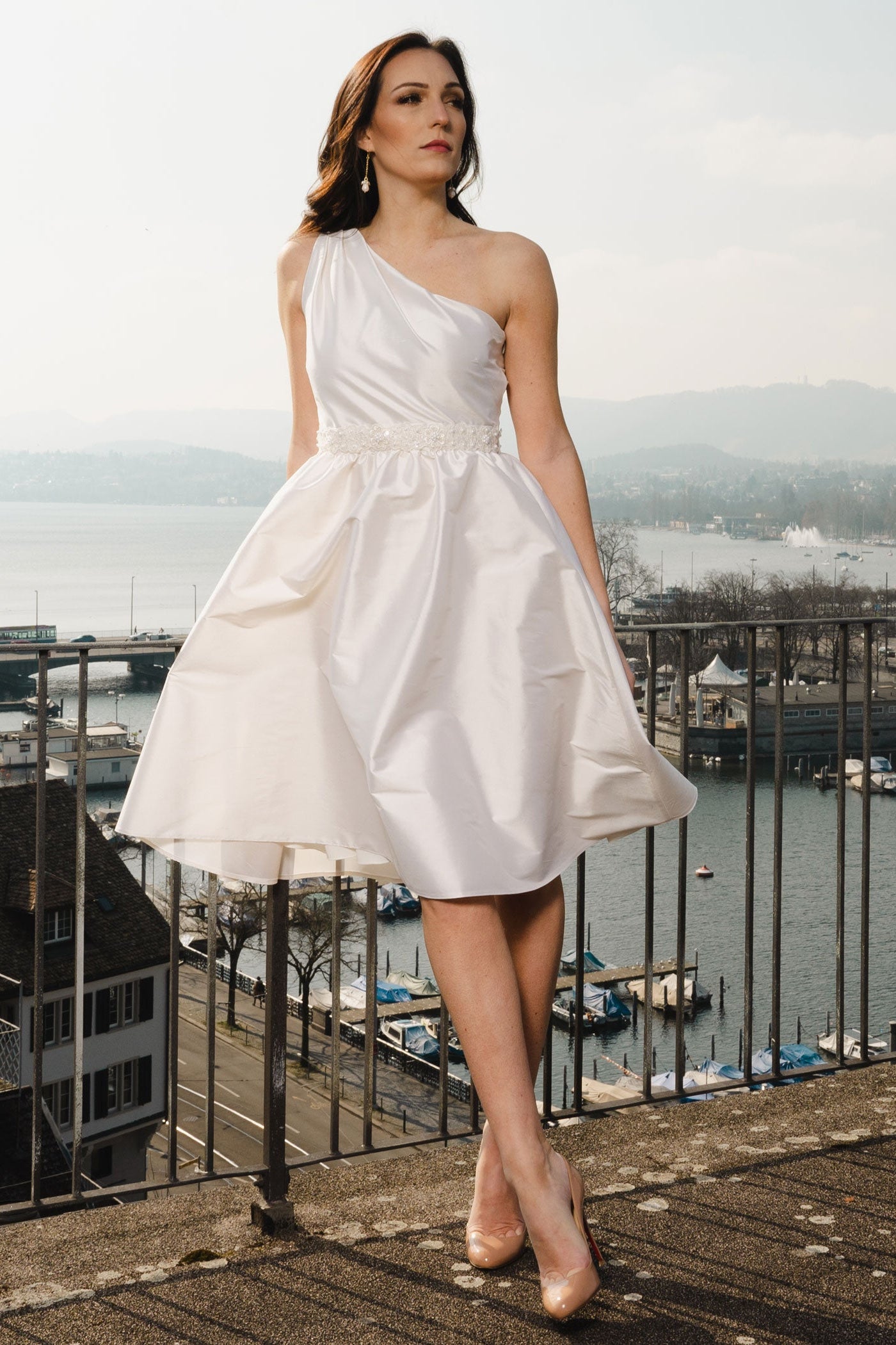 Hochzeitskleid Kathleen – Ivory – Graf von Matt – Las Perlitas Zürich – Ansicht 2