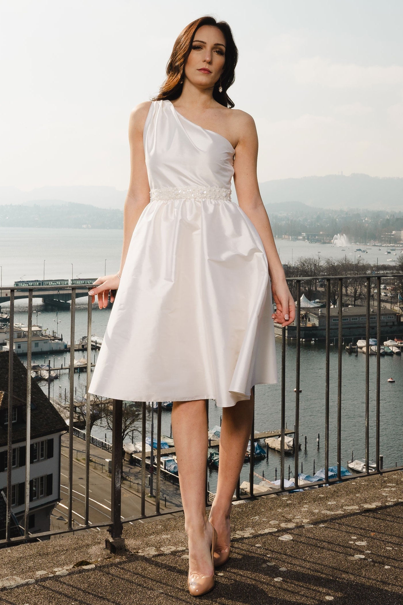 Hochzeitskleid Kathleen – Ivory – Graf von Matt – Las Perlitas Zürich – Ansicht 3