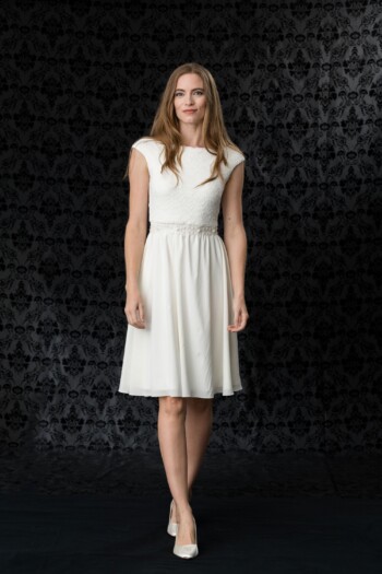 Hochzeitskleid Kimberly – Ivory – Graf von Matt – Las Perlitas Zürich