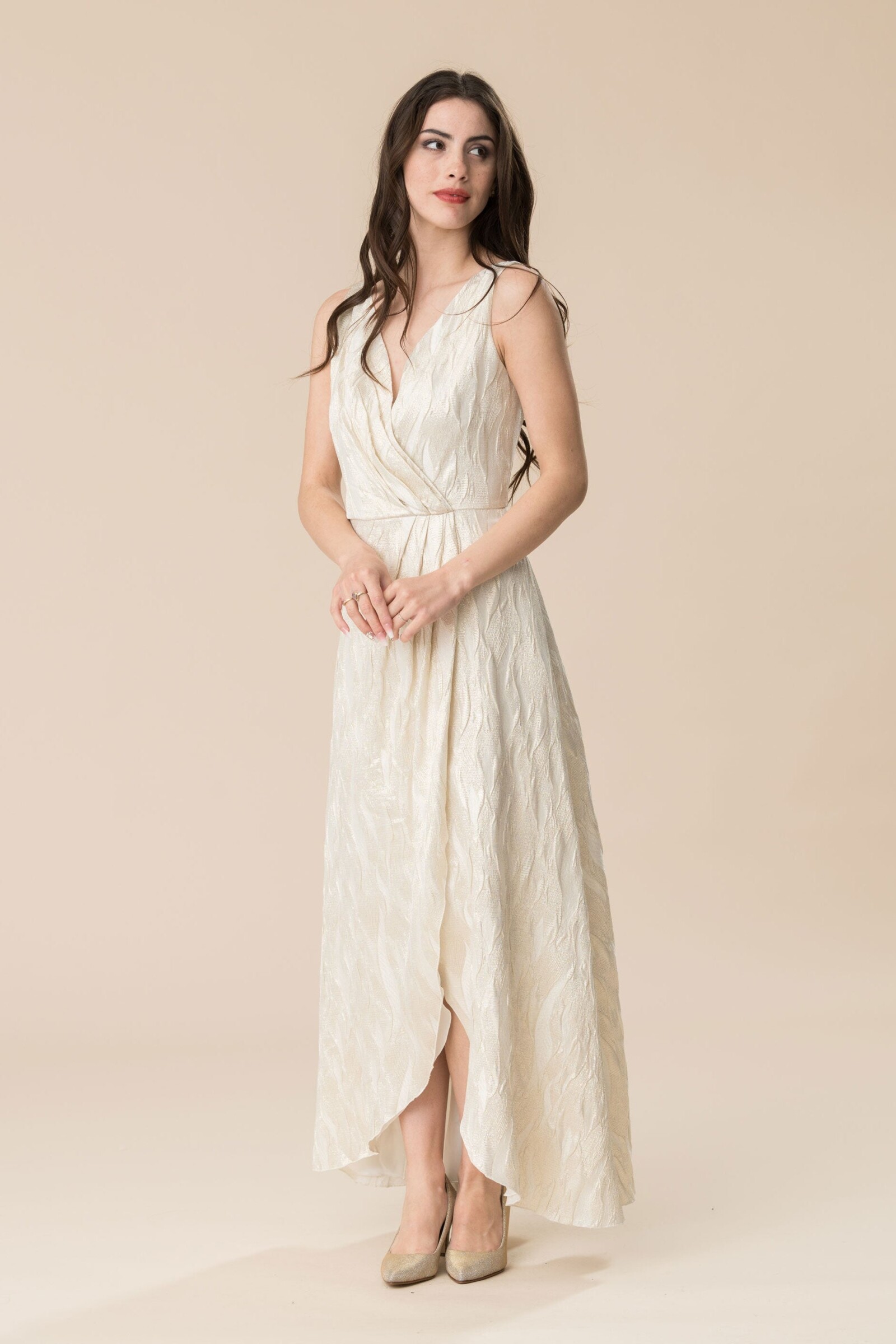 Hochzeitskleid Seraphine – Gold – Graf von Matt – Las Perlitas Zürich
