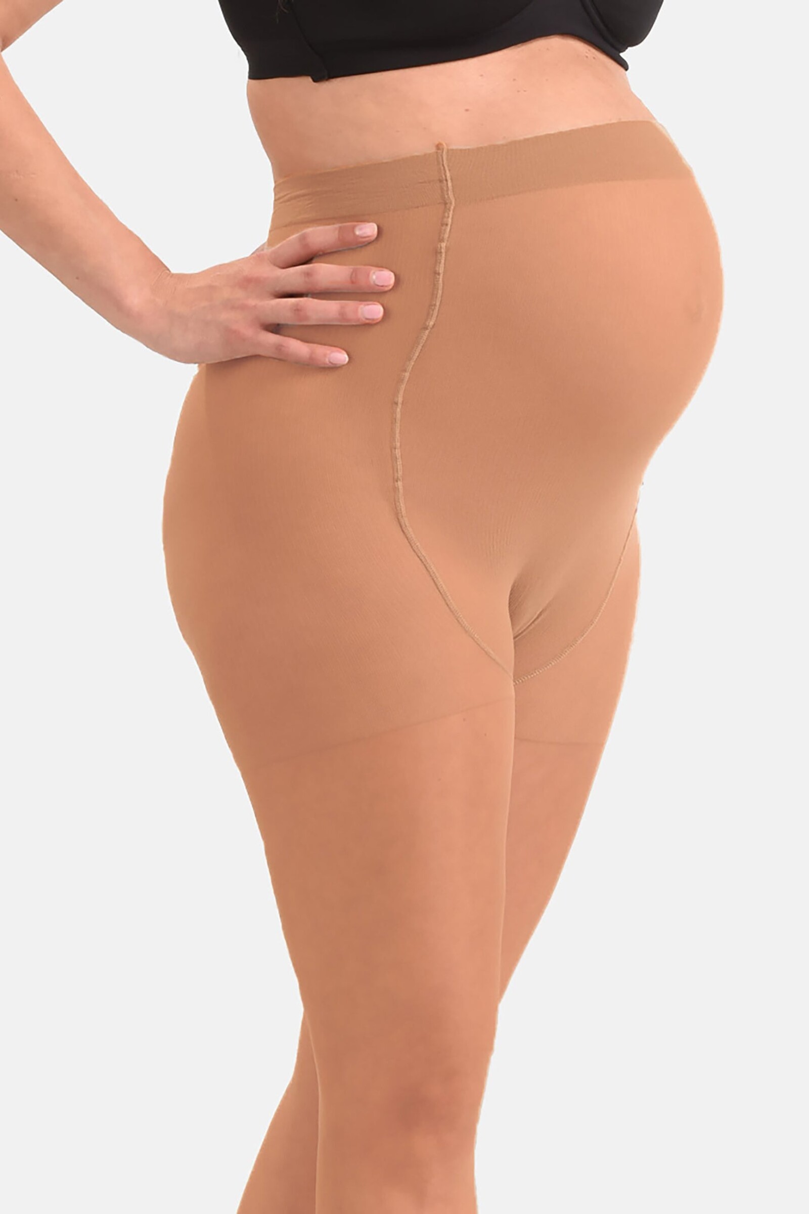 Umstands-Strumpfhosen 20 Denier – Nude – Las Perlitas Zürich – Ansicht 2