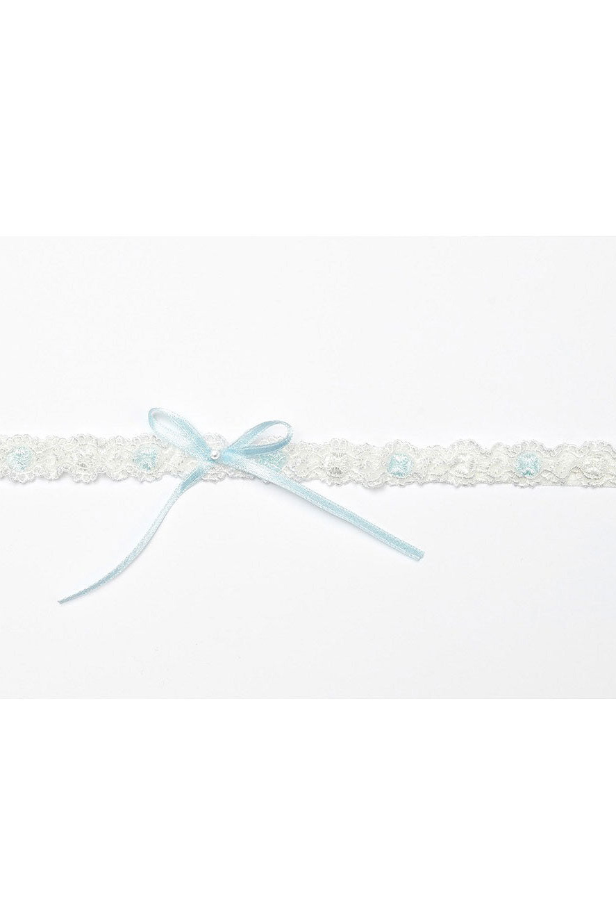 strumpfband-braut-satinschleife-schmal-blau-zuerich-01 Hochzeits-Strumpfband schmal mit Schleife – Las Perlitas Zürich