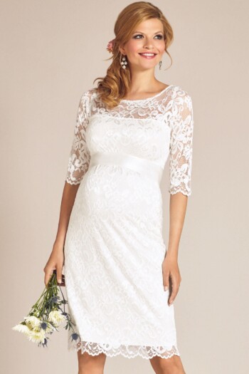 Umstandshochzeitskleid Amelia – Ivory – Las Perlitas Atelier – Las Perlitas Zürich – Ansicht 3
