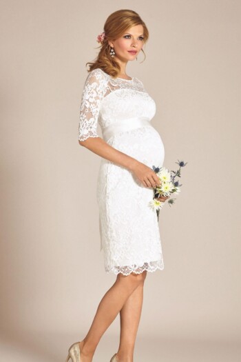 Umstandshochzeitskleid Amelia – Ivory – Las Perlitas Atelier – Las Perlitas Zürich – Ansicht 4