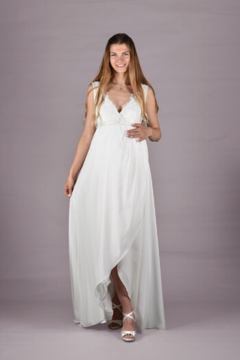 umstands-hochzeitskleid-elodie-elfenbein-zuerich-02 Umstandshochzeitskleid Elodie – Ivory – Las Perlitas Atelier – Las Perlitas Zürich – Ansicht 2