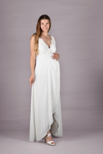 umstands-hochzeitskleid-elodie-elfenbein-zuerich-04 Umstandshochzeitskleid Elodie – Ivory – Las Perlitas Atelier – Las Perlitas Zürich – Ansicht 4