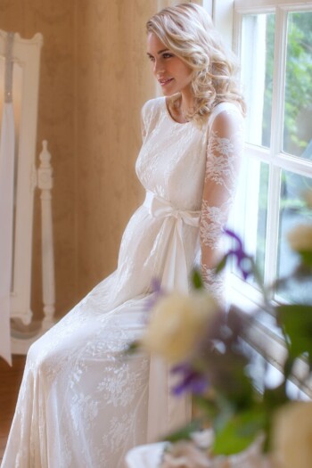 umstands-hochzeitskleid-helena-weiss-zuerich-06 Umstandshochzeitskleid Helena – Ivory – Las Perlitas Atelier – Las Perlitas Zürich – Ansicht 6