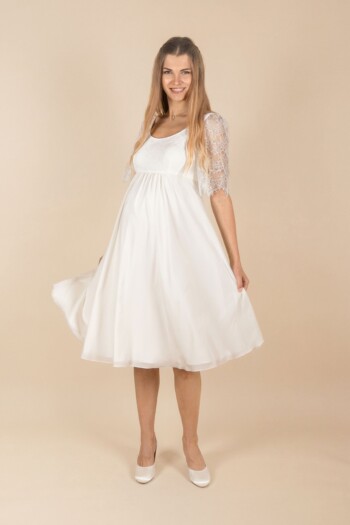 umstands-hochzeitskleid-lorena-kurz-elfenbein-zuerich-08 Umstandshochzeitskleid Lorena kurz – Ivory – Las Perlitas Atelier – Las Perlitas Zürich – Ansicht 8