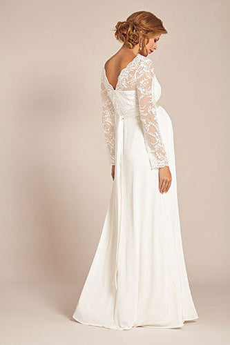 Umstandshochzeitskleid Rosalia – Ivory – Las Perlitas Atelier – Las Perlitas Zürich – Ansicht 3