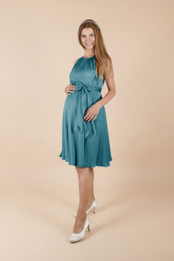 umstands-hochzeitskleid-tamara-f-petrol-zuerich-04 Umstandshochzeitskleid Tamara – Petrol – Las Perlitas Atelier – Las Perlitas Zürich – Ansicht 4