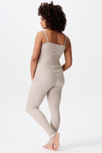 umstands-nachtwasche-gabri-beige-zuerich-03 Umstands-Pyjamahose Gabri – Beige – Las Perlitas Zürich – Ansicht 3