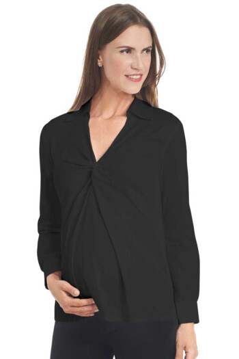 umstandsbluse-langarm-schwarz-zuerich-01 Umstandsbluse Elisa – Schwarz – Las Perlitas Zürich