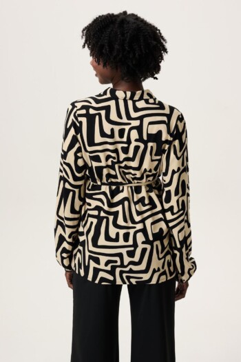 Umstandsbluse Leknes – Beige – Las Perlitas Zürich – Ansicht 2
