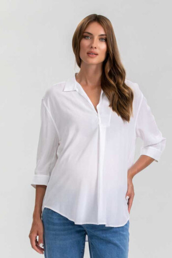 umstandsbluse-panarea-weiss-zuerich-01 Stillbluse TONY – Gestreift – Las Perlitas Zürich