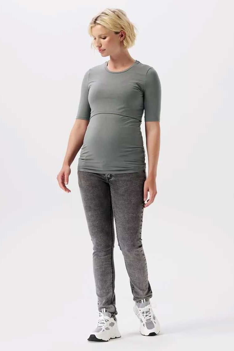 Umstandsjeans Avi – Grau – Las Perlitas Zürich – Ansicht 3