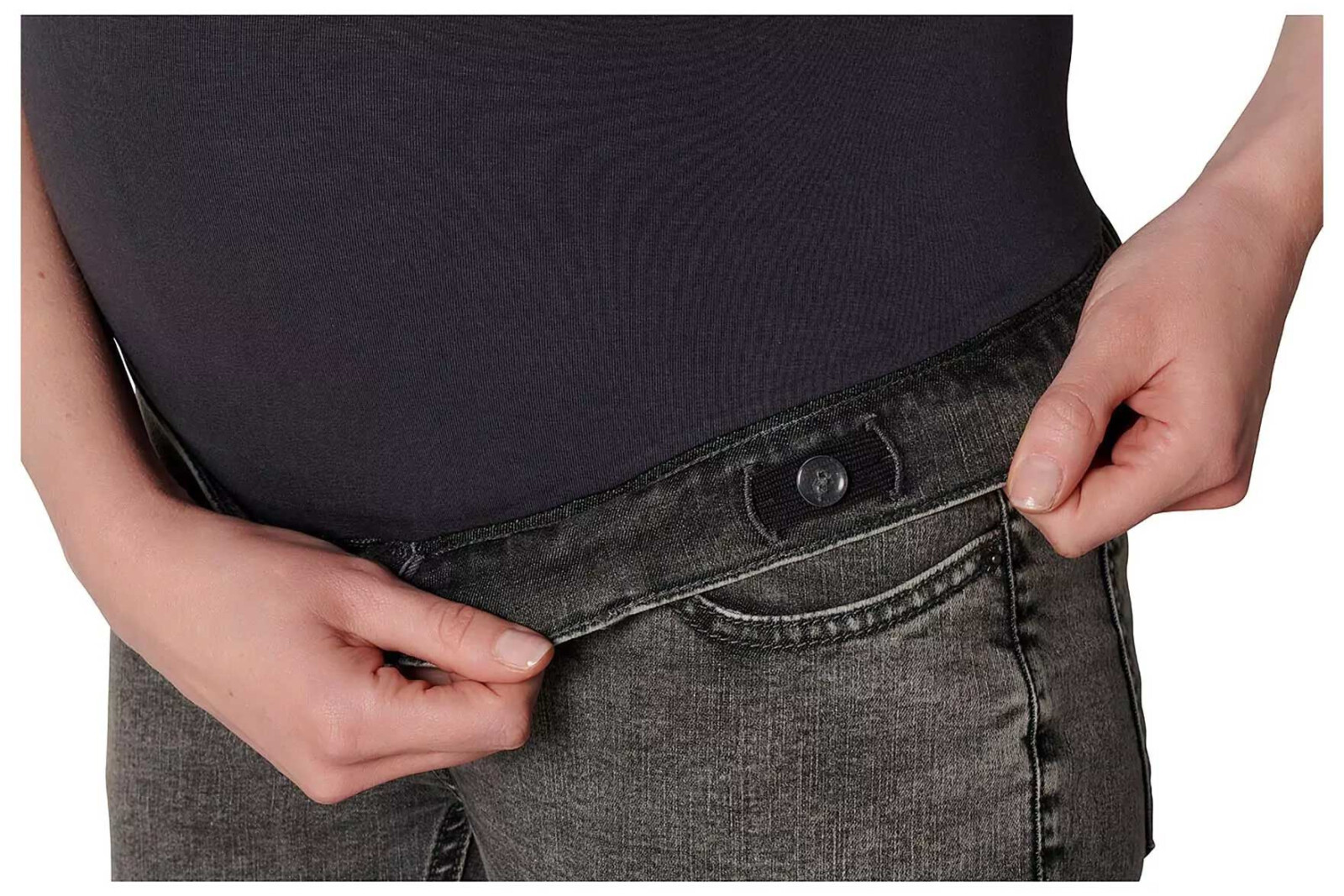 Umstandsjeans Avi – Grau – Las Perlitas Zürich – Ansicht 6
