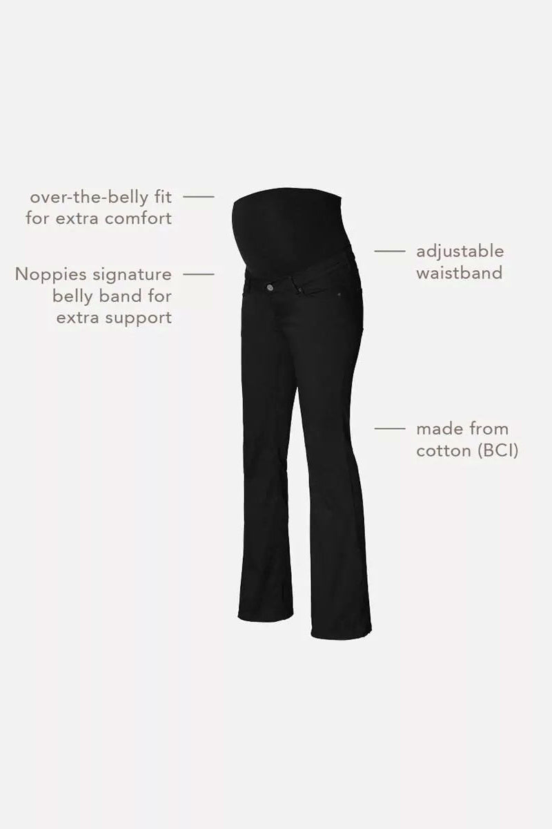 Umstandsjeans Senna flared – Schwarz – Las Perlitas Zürich – Ansicht 6