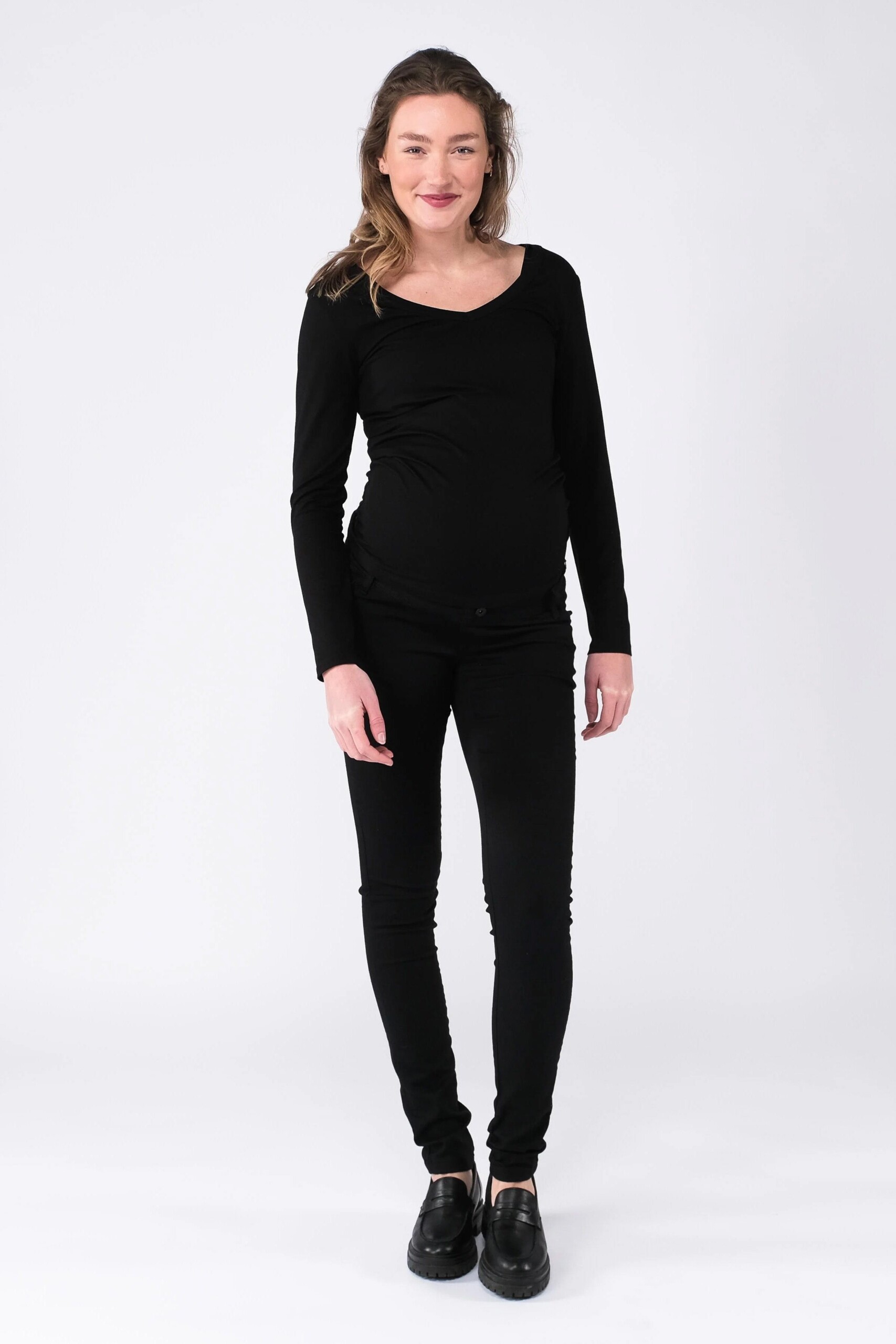 Umstandsjeans Sophia – Schwarz – Las Perlitas Zürich